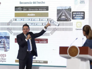 Informe sobre percance del Tren Maya en Izamal